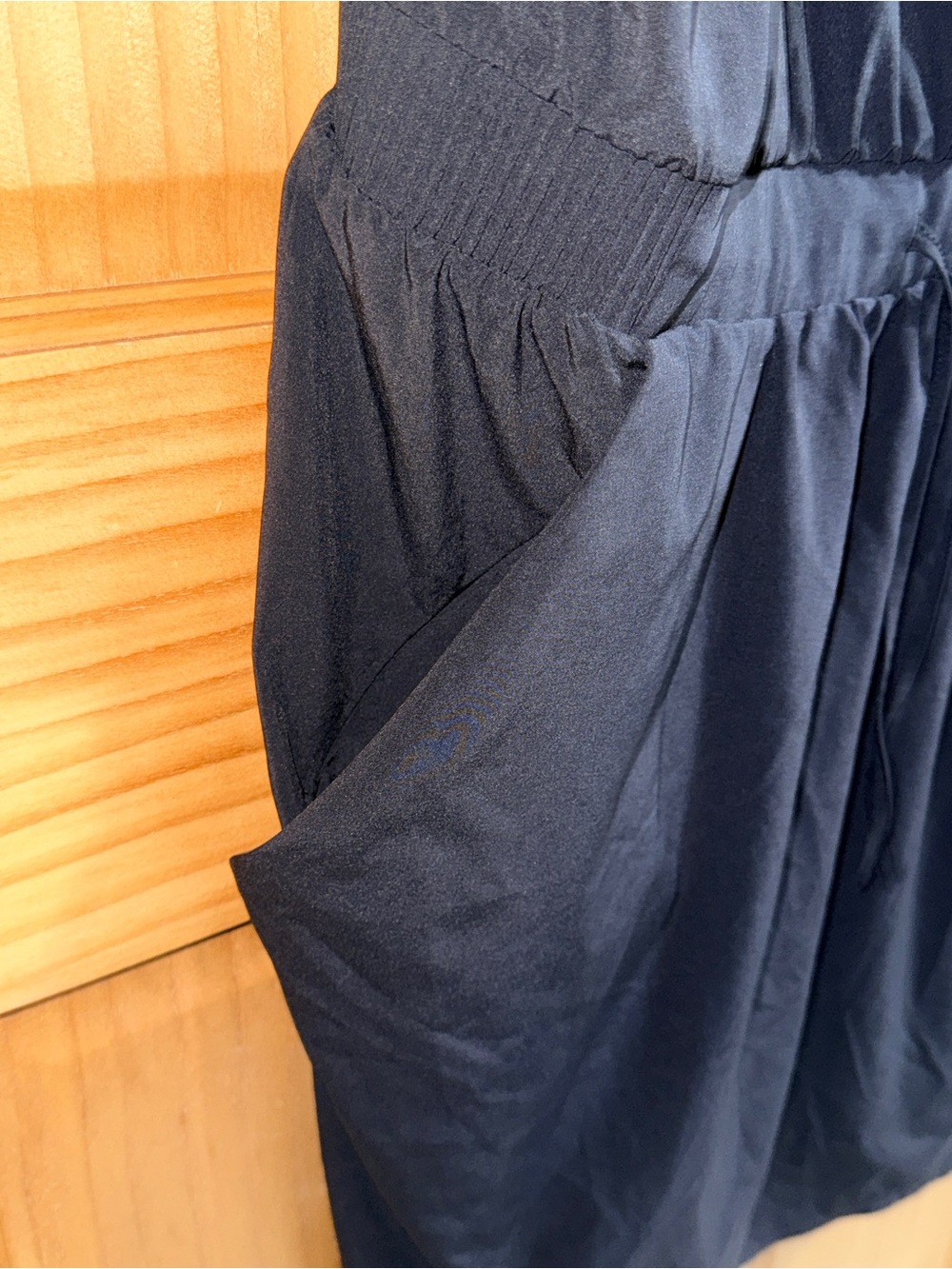 all in motion Black Sleeveless Drawstring Athletic Mini Dress-XL-EC - Picture 7 of 10